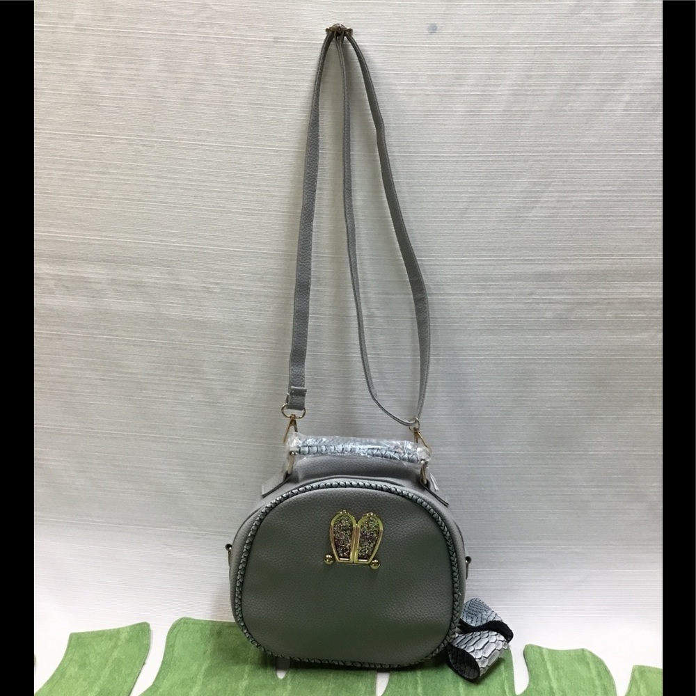 New Gray Tote or Cross Shoulder Bag - Picture 3 of 5